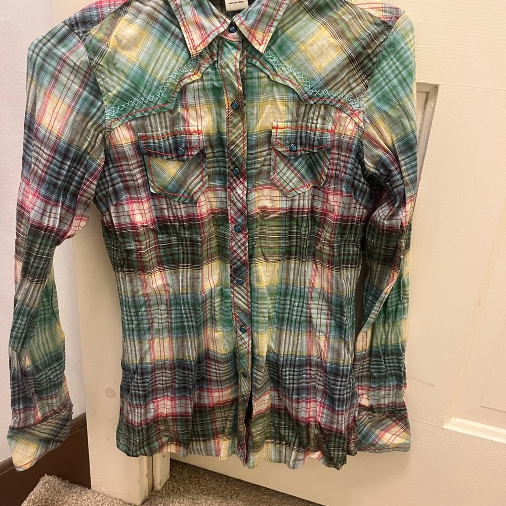 Ariat Multicolor Plaid Snap-Up Shirt